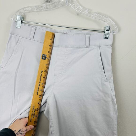 Gloria Vanderbilt Shape Effect High Rise Wide Leg Cropped Gray Pants Women’s 8 - Picture 3 of 8